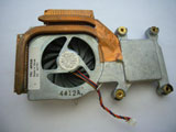 IBM Thinkpad R40e Series MCF-A01PAM05 FRU 46P3099 3Wire 3Pin Connector CPU Heatsink Cooling Fan