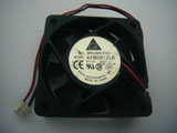 Delta Electronics AFB0612LB DC12V 0.10A 6015 6CM 60mm 60x60x15mm 2Pin 2Wire Cooling Fan