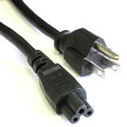 1.5m Power cord 3 wire -C5 Connector (Mickey Mouse) with US Plug