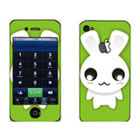 Gift iPhone 4 / 4S Skin Small white rabbit