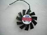 EVGA Geforce GTX 560 GTX560 GTX460 550TI DASA0815R2U P001 DC12V 0.60A Graphics Cooling Fan