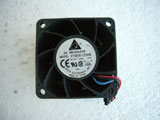 Delta Electronics FFB0612SHE F00 DC12V 0.83A 6038 6CM 60mm 60X60X38mm 3Pin 3Wire Cooling Fan