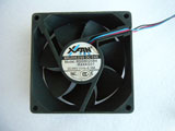 Xinruilian RDD8025B4 R44AG01 DC48V 0.10A 7824 7CM 78mm 78X78X24mm 4Pin 3Wire Cooling Fan