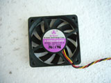 Bi-Sonic BS601012H DC12V 0.21A 6010 6CM 60mm 60X60X10mm 3Pin 3Wire Cooling Fan