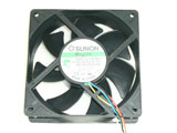 SUNON KDE1212PMV1 13.MS.B2703.AF.GN DC12V 8.4W 12038 12CM 120mm 120X120X38mm 4Wire Cooling Fan