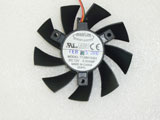 Everflow T128015SH DC12V 0.32A 7516 7CM 75mm 75X75X16mm 3Pin 3Wire Graphics Cooling Fan