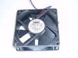 MECHATRONICS F8025E24B DC24V 0.140A 8025 8CM 80mm 80X80X25mm 2Pin 2Wire Cooling Fan