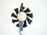 Y.S TECH YD128015EL DC12V 0.46A 7CM 75mm 75x75x10mm Graphics Cooling Fan