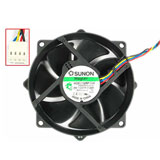 SUNON KDE1209PTVX 13.MS.B3035.AF.GN DC12V 7W 9525 9CM 95mm 95X95X25mm 4Pin 4Wire Cooling Fan