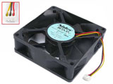 Nidec D08A 24TU 30B DC24V 0.1A 8025 8CM 80mm 80X80X25mm  3Pin 3Wire Cooling Fan