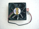 AVC DA07520B12U DC12V 0.52A 7520 7CM 75mm 75X75X20mm 5Pin 4Wire Cooling Fan