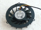 A-Power BS5005M2B BS5005M2B-R DC5V 0.35A 3Pin 3Wire Laptop CPU Cooling Fan 54x54x14mm