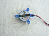 Power Logic PLD08010D12HH DC12V 0.35A 8010 8CM 80mm 80X80X10mm 2Pin 2Wire Graphics Cooling Fan