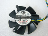 Power Logic PLD05010S12M Server Frameless 47x47x10mm 0.15A 4Wire 4Pin Connector Cooling Fan