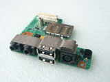 Dell Latitude E5400 Sound & DC Jack & USB Board 0C959C 48.4X704.011