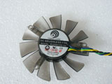 New Power Logic PLD06010S12L DC12V 0.2A 6010 5.5CM 55mm 55x55x10mm 32x38x42mm 4Pin 4Wire Graphics Card Cooling Fan