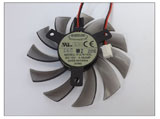 New Gigabyte GT220 GT430 GT440 GT460 Everflow T127010SL DC12V 0.18A 2Pin 2Wire 75*10mm Graphics Card GPU Cooling FanCooling Fan