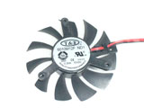 T&T 6010M12F DC12V 0.20A 5510 2CM 55mm 55x55x10mm 2Pin 2Wire Graphics Cooling Fan