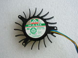 Protechnic MGT5012XR W10 DC12V 0.19A 5010 5CM 50mm 50X50X10mm 4Pin 4Wire Graphics Cooling Fan