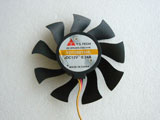 Y.S TECH YD128015HL DC12V 0.34A 7415 7CM 74mm 74x74x15mm 3Pin 3Wire Graphics Cooling Fan