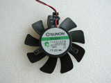 SUNON 126010VM 11.MS.B2092.GN DC12V 1.4W 6010 6CM 60mm 60X60X10mm 2Pin 2Wire Graphics Cooling Fan