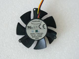 Everflow T125010SH DC12V 0.25AMP 4710 4CM 47mm 47X47X10mm 3Pin 3Wire Graphics Cooling Fan