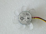 T&T 6015L12F DC12 0.14A 3Pin 3Wire 4510 4CM 45mm 45X45X10mm 3Pin 3Wire Graphics Cooling Fan