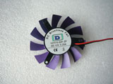 ZOTAC Cooler Partner 127010 SH1 DC12V 0.25A 6110 6CM 61mm 61X61X10mm 2Pin 2Wire Graphics Cooling Fan