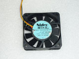 Nidec D06R 05TM 05B DC12V 0.24A 6015 6CM 60mm 60x60x15mm 3Pin 3Wire Cooling Fan