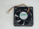 SUNON KDE2406PTV2 MS.B2984.AR.GN DC24V 1.2W 6CM 6025 3wire Fan