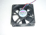 F8025X24B1 FS A77360-001 A1J42 DC24V 0.26A 8CM 8025 2Pin 2Ball Fan