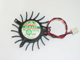 Protechnic MGA5012XR O10 DC12V 0.19A 5010 5CM 50mm 50X50X10mm 2Pin 2Wire Graphics Cooling Fan