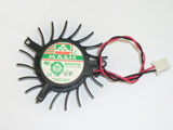 Protechnic MGA5012XR O10 DC12V 0.19A 5111 5CM 51mm 51X51X11mm 2Pin 2Wire Graphics Cooling Fan