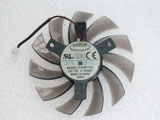 Everflow T128010SL DC12V 0.15A 8010 8CM 80mm 80x80x10mm 2Pin 2Wire Graphics Cooling Fan