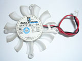 Silentmatic SFA7015LU 12A DC12V 0.14A 6515 6CM 65mm 65x65x15mm 2Pin 2Wire Graphics Cooling Fan