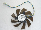 Delta Electronics AFB0912HHB DC12V 0.50A 8515 8CM 85mm 85X85X15mm 4Pin 4Wire Graphics Cooling Fan