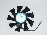 NTK FD8015H12S DC12V 0.32A 7316 7CM 73mm 73X73X16mm 2Pin 2Wire Graphics Cooling Fan