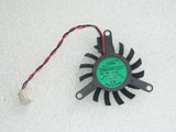 ADDA AB6812MX-GC0 DC12V 0.09A 43x43x7mm 2Pin 2WireGraphics Cooling Fan