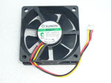 SUNON KDE1206PKV3 MS.B3149.AF.GN DC12V 0.8W 6025 6CM 60mm 60X60X25mm 3Pin 3Wire Cooling Fan