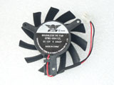 Dongweifeng EFWC 06A12L DC12V 0.20A 5510 5CM 55mm 55X55X10mm 2Pin 2Wire Graphics Cooling Fan