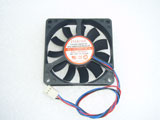 EVERCOOL EC7015M12CA DC12V 0.26A 7015 7CM 70MM 70X70X15MM 3pin Cooling Fan