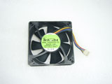 JAPAN SERVO PUDC24K4RS 612 DC24.5V 0.6W 8025 8CM 80MM 80X80X25MM 4pin Cooling Fan