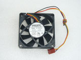 Foxconn PV701512L DC12V 0.15A 7015 7CM 70MM 70X70X15MM 3pin Cooling Fan