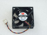 SUPERRED CHD6012EB-AH(E) DC12V 0.30A 6020 6CM 60MM 60X60X20MM 4pin Cooling Fan