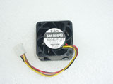 SANYO DENKI 9GV0412P3J17 DC12V 0.60A 4028 4CM 40MM 40X40X28MM 4pin Cooling Fan