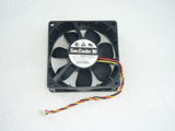 SANYO DENKI 9A0812S4D01 DC12V 0.18A 8025 8CM 80mm 80x80x25mm 3pin Cooling Fan