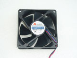 Y.S.TECH NFD4881255B 2F DC48V 2.88W 8025 8CM 80MM 80X80X25MM 3pin Cooling Fan