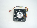 DELTA AFB0612MB F00 DC12V 0.12A 6015 6CM 60MM 60X60X15MM 3pin Cooling Fan