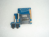 HP ProBook 4540s Audio Jack/SD Card Reader Board 11796-1 48.4SI02.011