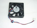 Delta Electronics AFB0712HHD-F00 DC12V 0.30A 7020 70x70x20mm 3Pin Fan